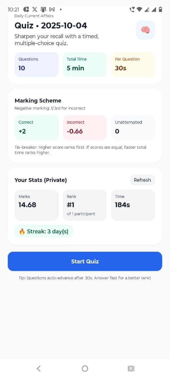 UPSC Topper App Screenshot 12