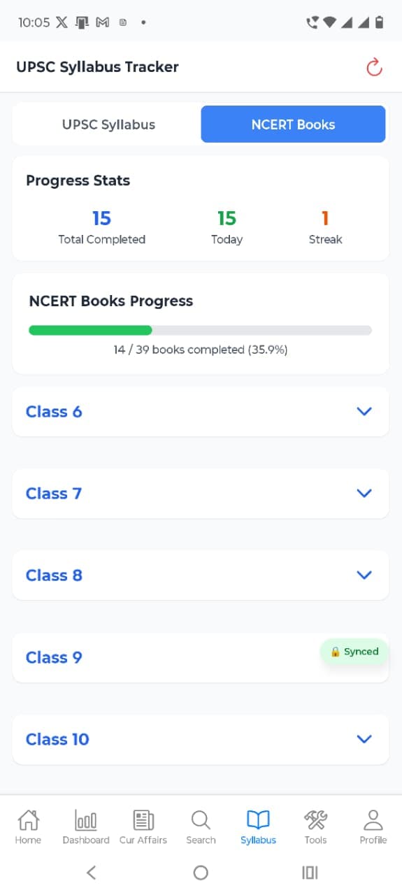 UPSC Topper App Screenshot 9